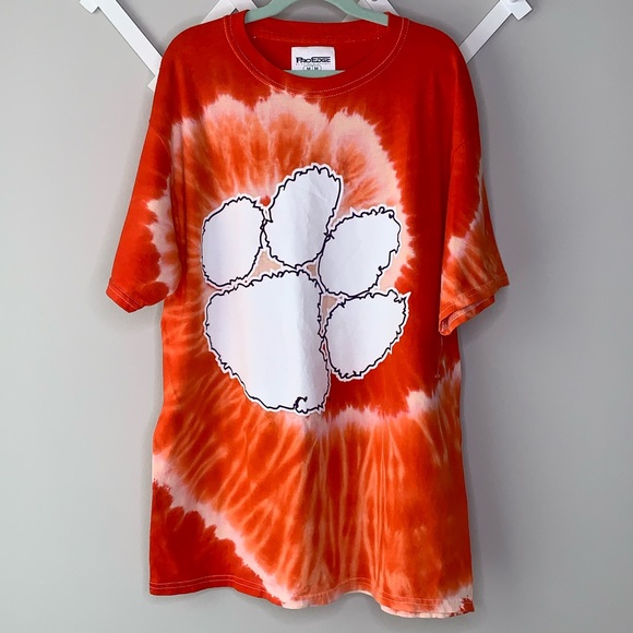 Proedge Clemson Tie Dye Tshirt Sz M 